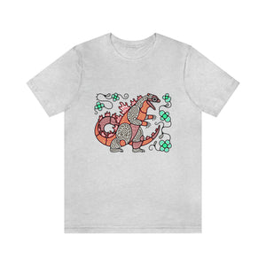 Orange "Abnormally Large Lizard" Short Sleeve Tee