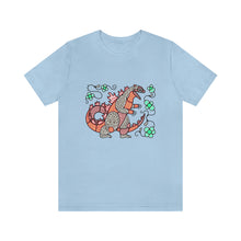 Load image into Gallery viewer, Orange &quot;Abnormally Large Lizard&quot; Short Sleeve Tee